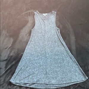 grey t-shirt dress
